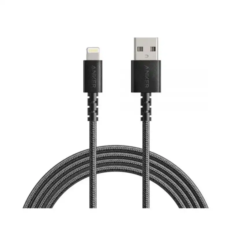 کابل شارژ USB-A to Lightning انکر مدل PowerLine Select Plus A8012 با طول 90 سانتیمتر