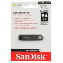 فلش SanDisk Ultra USB Type-C USB3.1 Gen1 Flash Memory-64GB