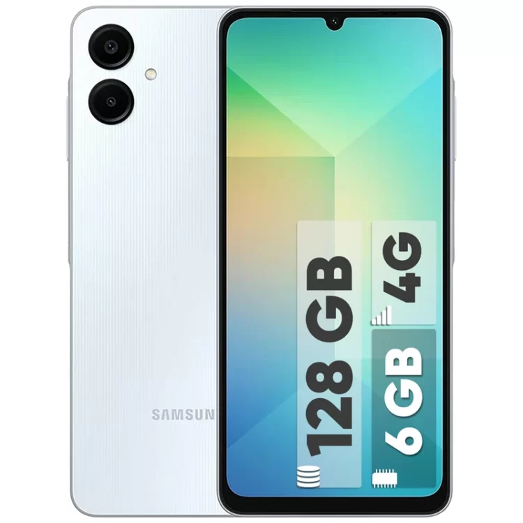 گوشی موبایل سامسونگ مدل Galaxy A06 دو سیم کارت ظرفیت 128/6گیگابایت
