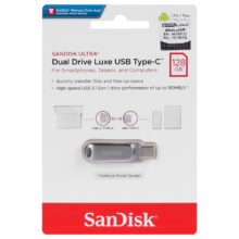 فلش SanDisk Ultra Dual Drive Luxe USB Type-C USB3.1 Flash Memory-128GB