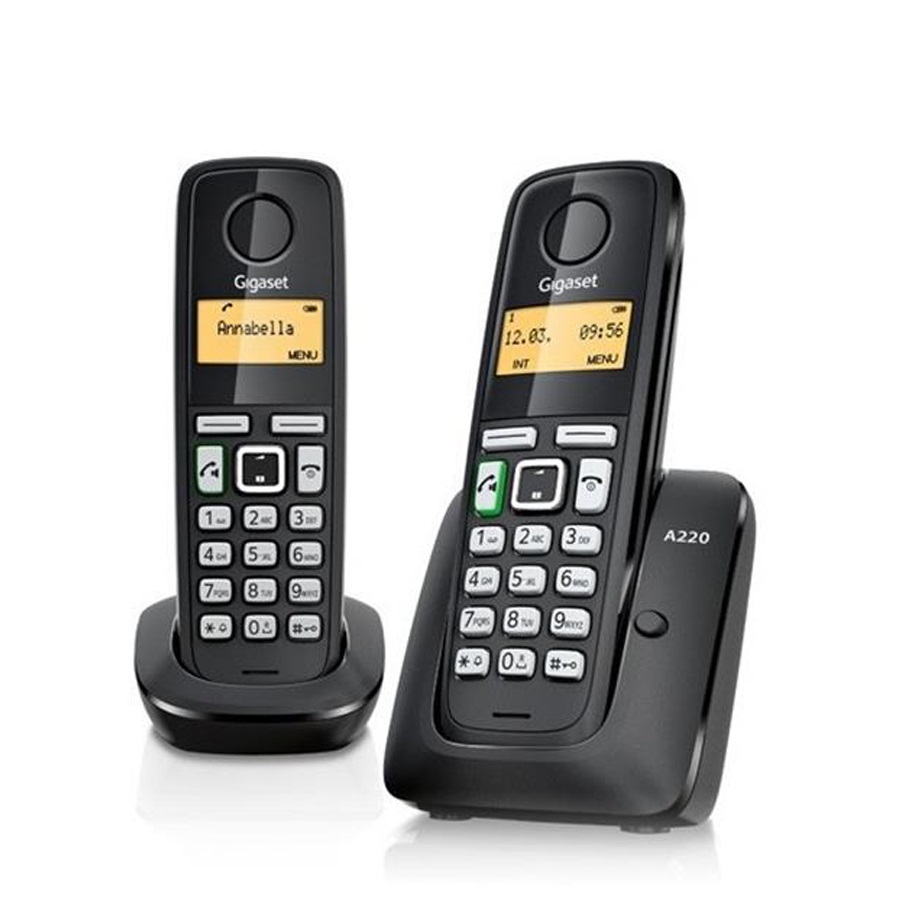 گوشی تلفن بی سیم گیگاست مدل A220 Duo